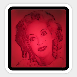 Baby Jane in red Sticker